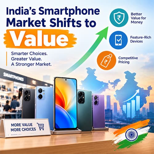 India’s Smartphone Market Shifts to Value