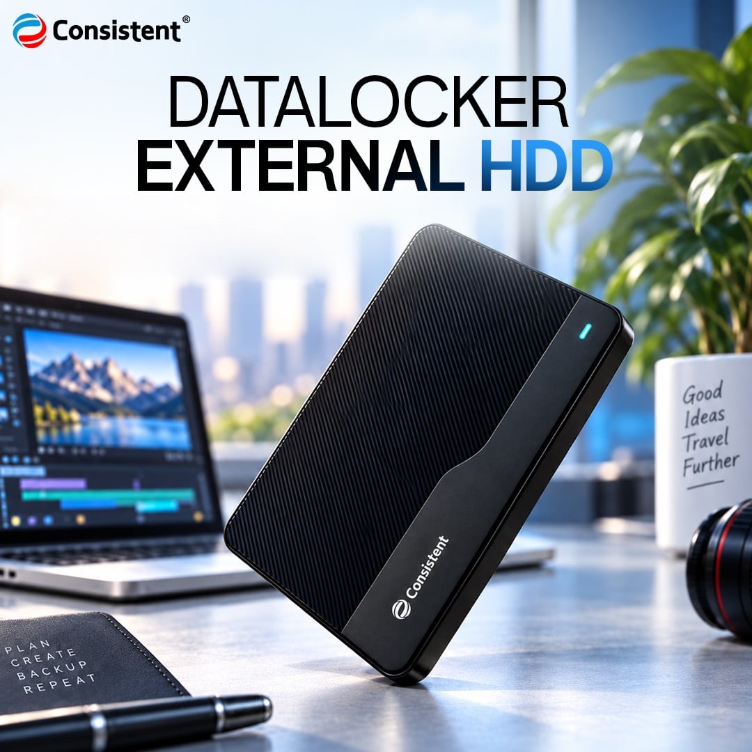 Consistent introduces Data Locker External HDD 1TB and 2TB for convenient data storage and backup