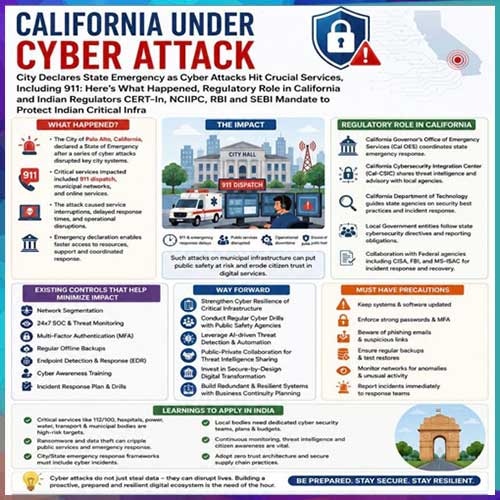 Cyberattack Forces California City to Shut Down Network