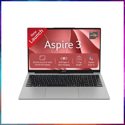 Acer launches Aspire 3 laptop with AMD Ryzen processors in India