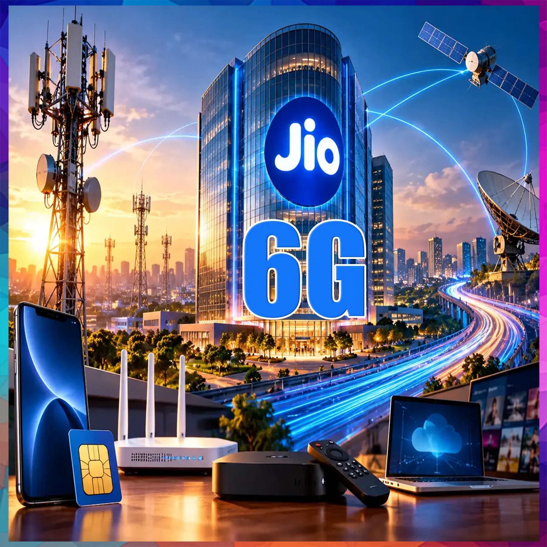 Jio plans to take its network technology global, with faster broadband and 6G in focus