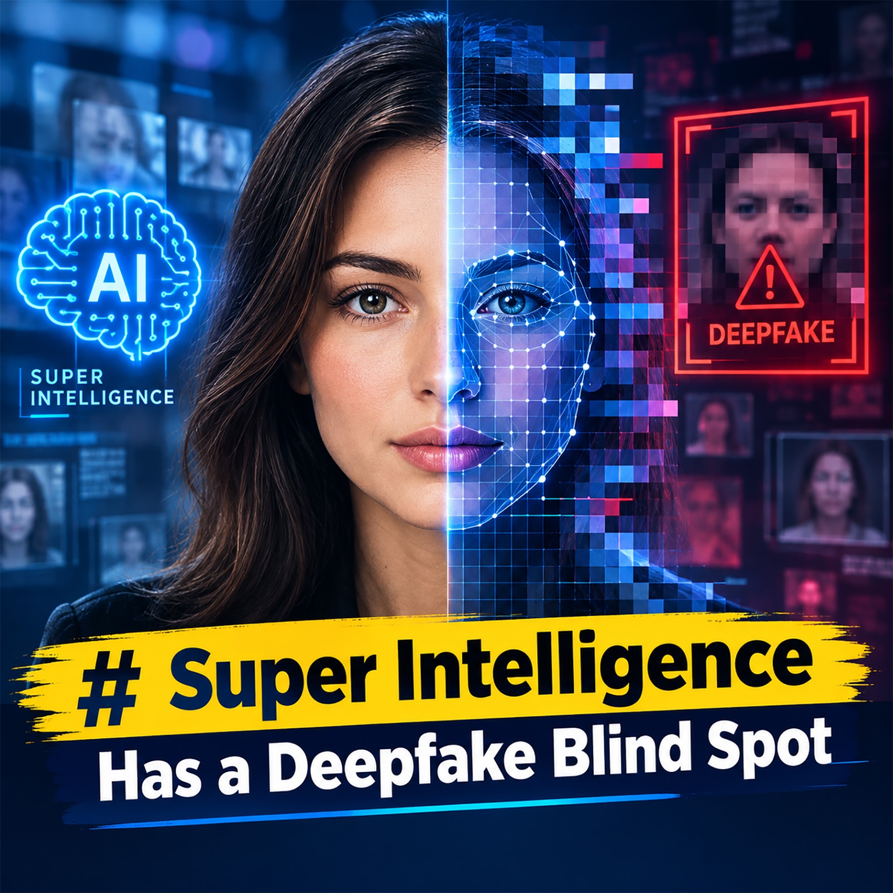 Super Intelligence Has a Deepfake Blind Spot