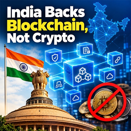 India Backs Blockchain, Not Crypto