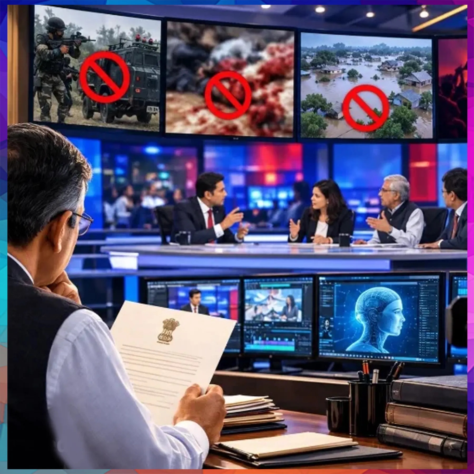Government cautions TV channels against communal rhetoric, sensational crime coverage and AI misuse
