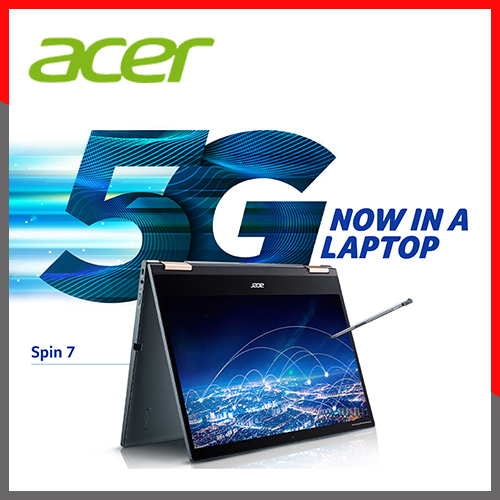 Acer launches Spin 7 â€“ India's first 5G enabled laptop