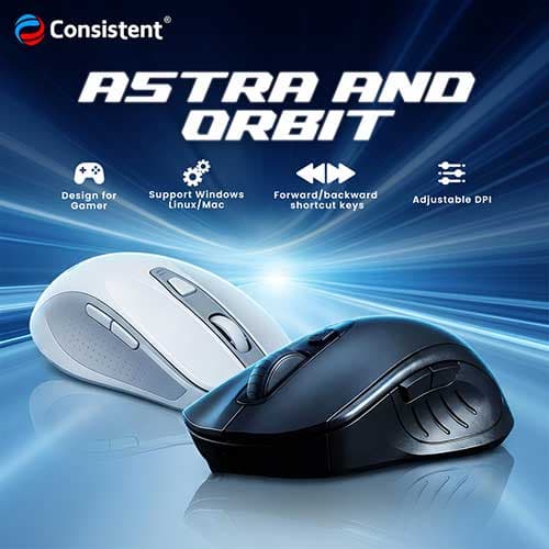 Consistent Infosystems unveils ASTRA & ORBIT wireless mouse range for multi-device productivity