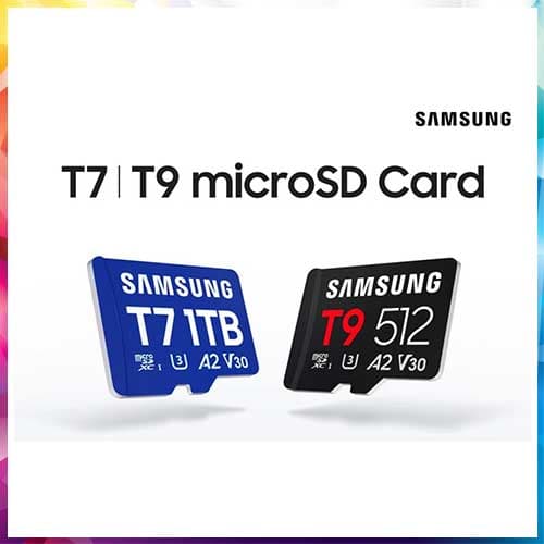 Samsung rolls out T7 and T9 microSD Cards in India for Gamers and Creators