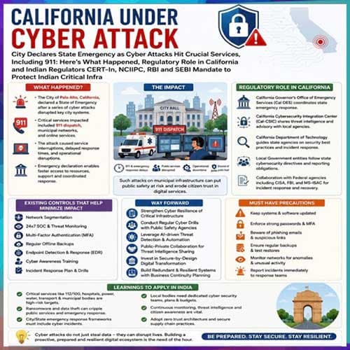 Cyberattack Forces California City to Shut Down Network