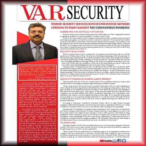 With Preventive Methods Terrier Security Services Striving To Fight Coronavirus
