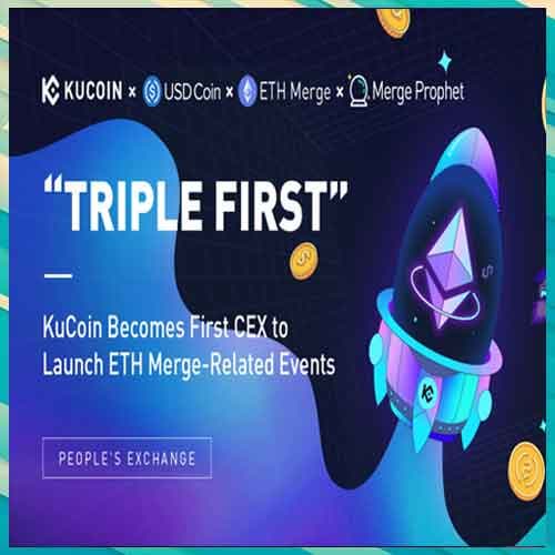 “Triple First†- KuCoin Becomes First CEX to Launch ETH Merge-Related Events