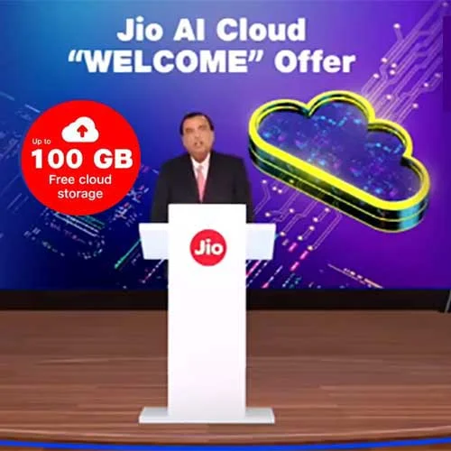 Reliance Jio introduces Jio AI-Cloud with a free 100 GB storage offer