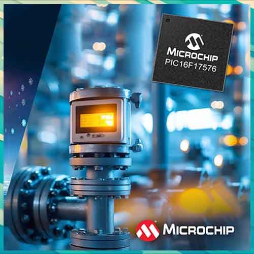Microchip unveils PIC16F17576 MCU family to enhance analog sensor design