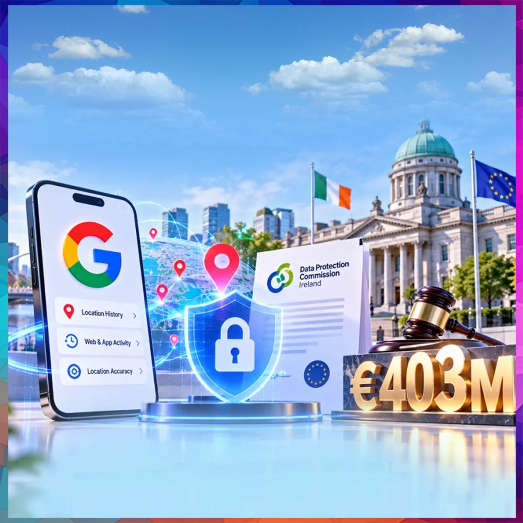 Google Fined €403M Over Location Data