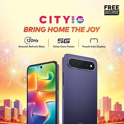 itel launches City 300 5G in India at ₹14,999, targeting young buyers seeking affordable 5G smartphone