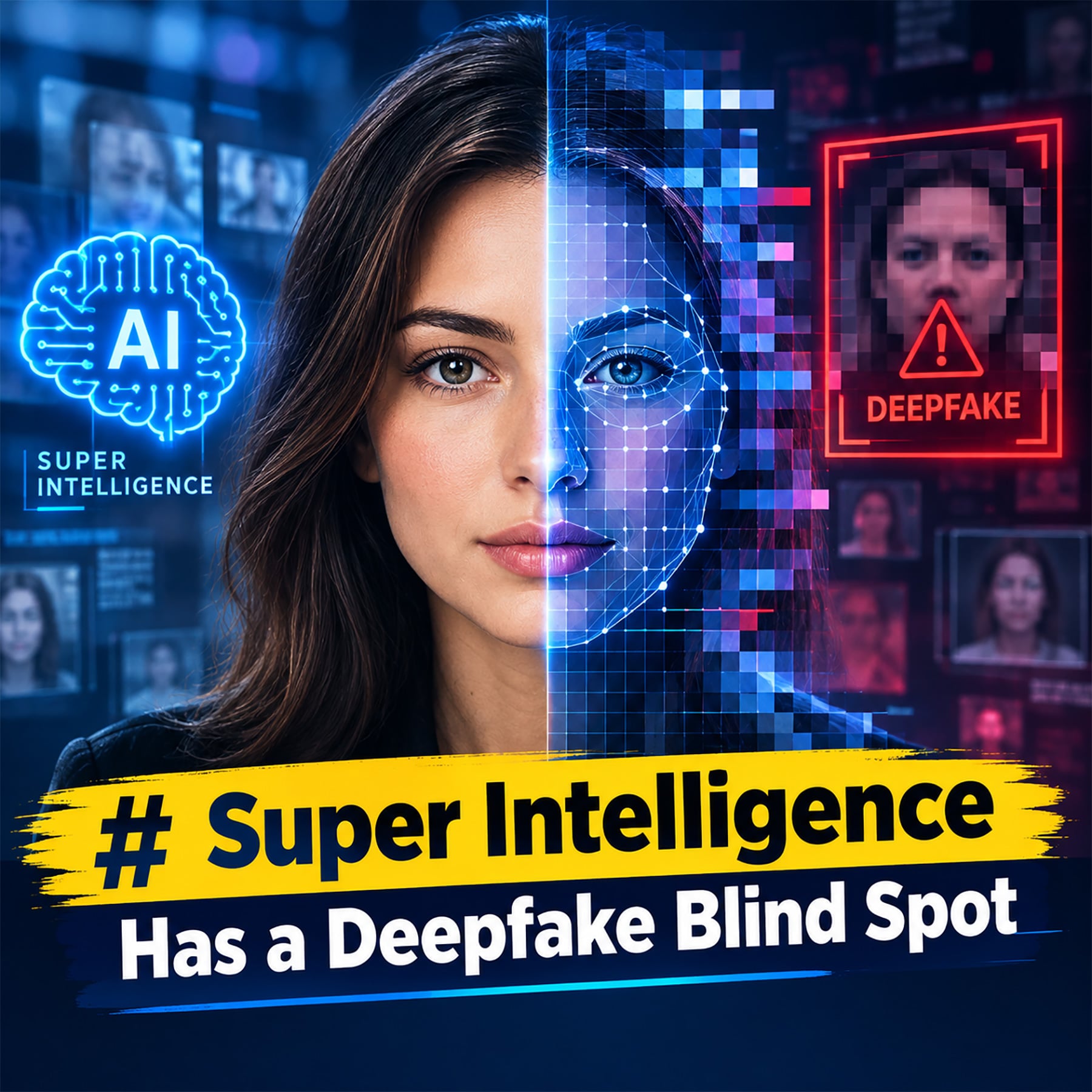 Super Intelligence Has a Deepfake Blind Spot