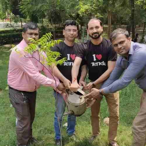 Tenda conducts a tree plantation drive in Delhi