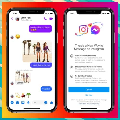 Instagram gets Messenger like messaging features