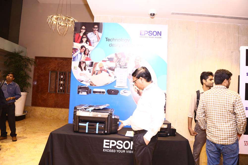 EPSON showcasing their latest products