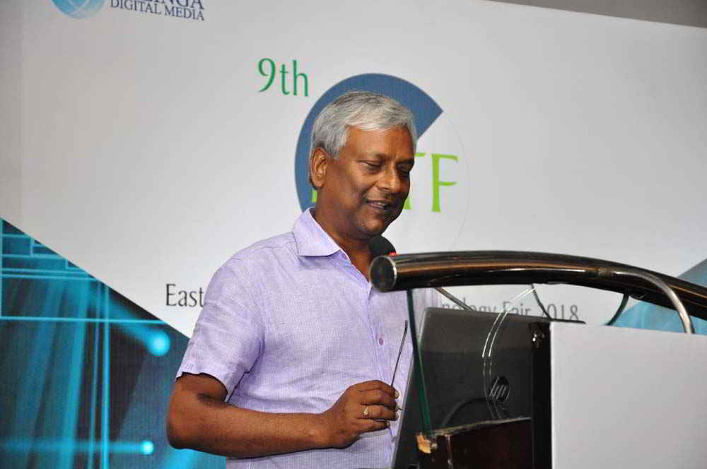 Address by Dr. Tinku Acharya, Fellow IEEE, Founder & MD - Videonetics Technology Pvt. Ltd. at 9th EIITF 2018