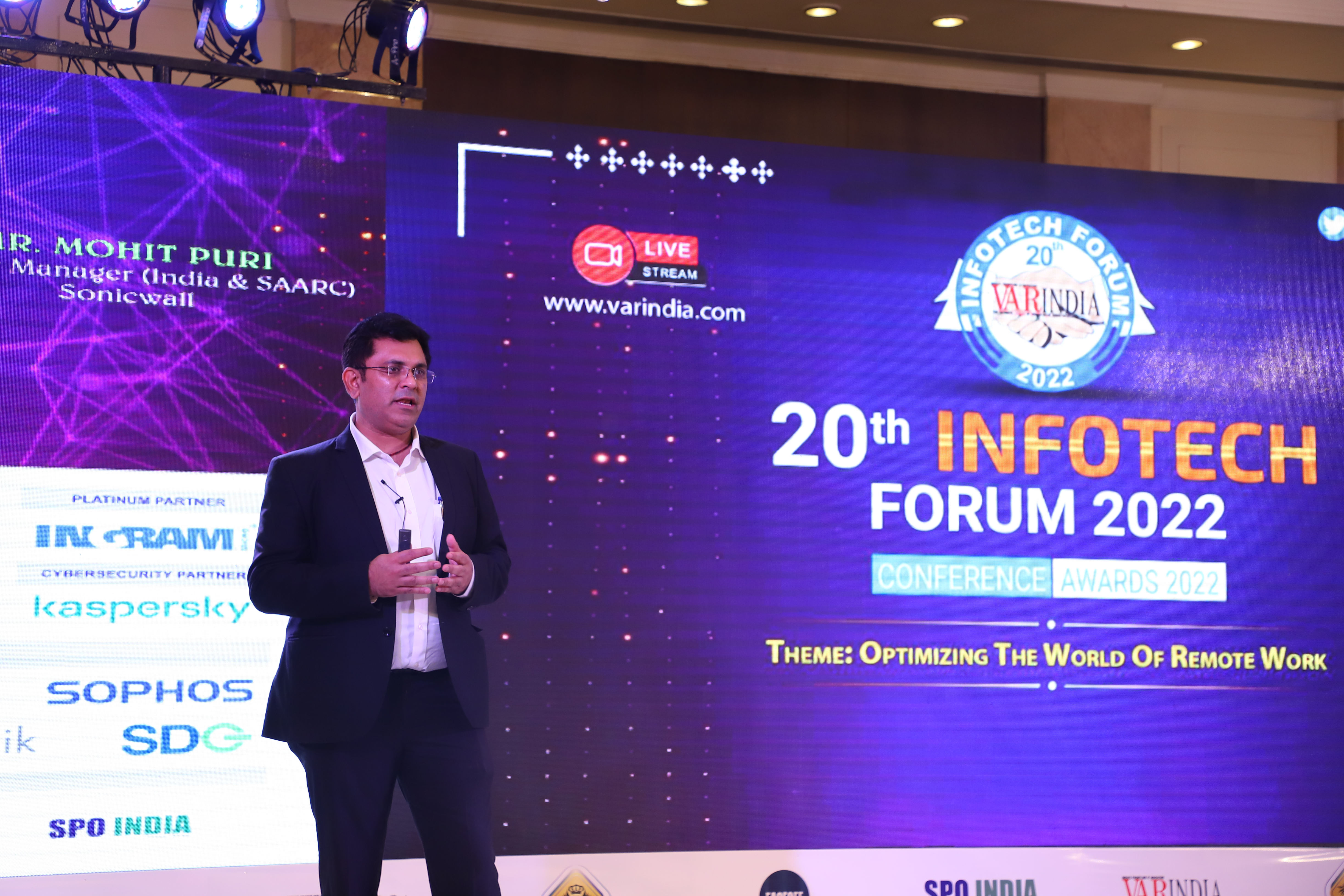 Presentation by Mohit Puri, Country Manager (India & SAARC)- SonicWall