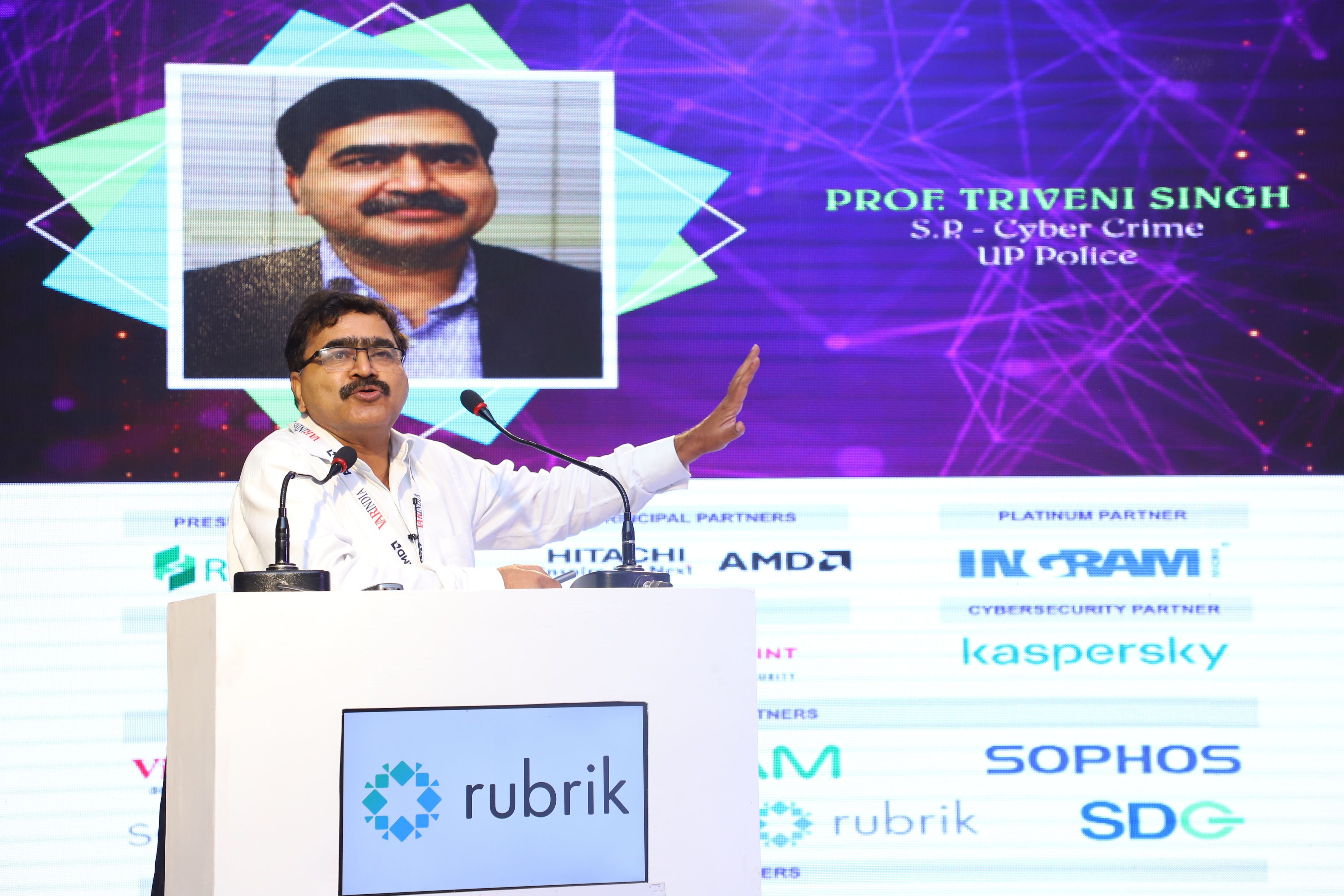 Welcome Address by Prof. Triveni Singh, S.P- Cyber Crime- UP Police