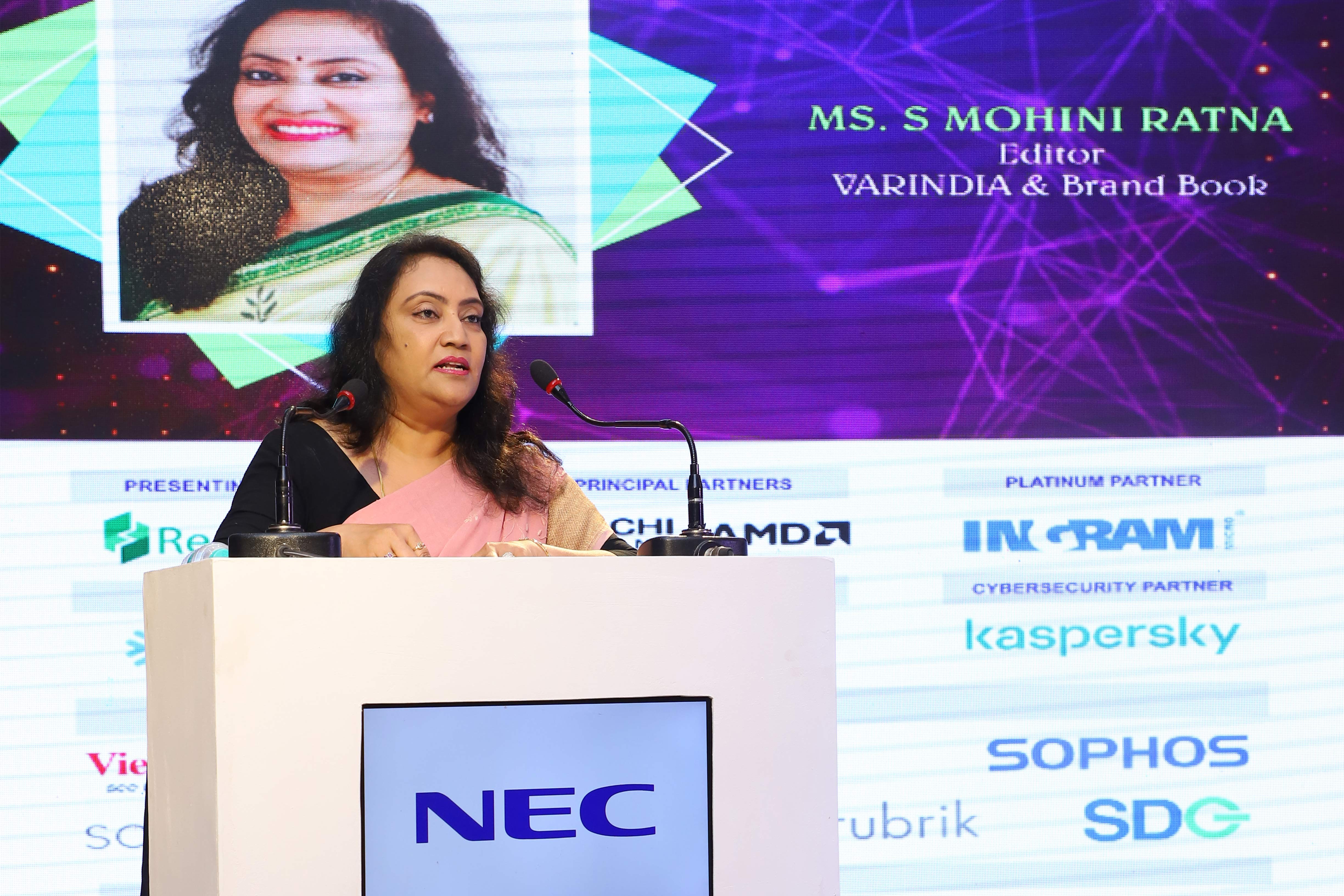 Vote of Thanks by Ms. S Mohini Ratna, Editor, VARINDIA & Brand Book