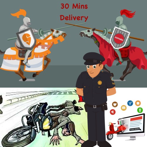 Food Delivery Apps Leading to Traffic violations - Warned of Severe Consequences   Mumbai Police