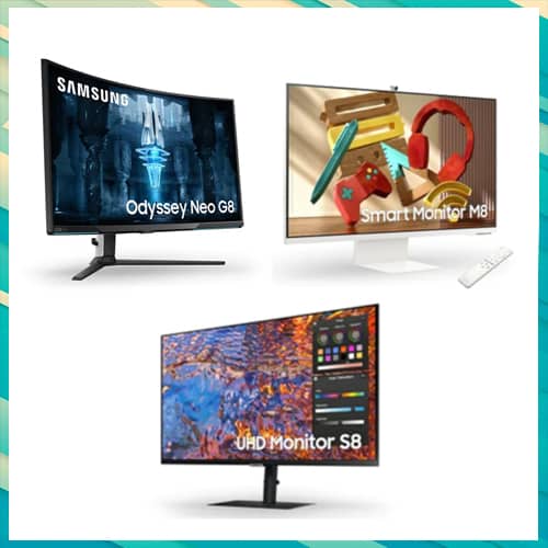 Samsung is set to launch new models S8, M8 and Odyssey Neo G8