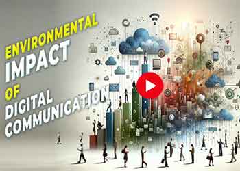 Environmental impact of digital communication