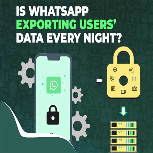 Is WhatsApp exporting users’ data every night?