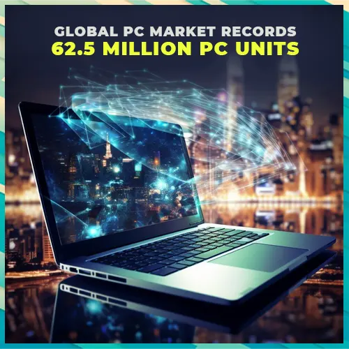 Ahead of upcoming AI boom, global PC market records 62.5 million PC units Ahead of upcoming AI boom, global PC market records 62.5 million PC units