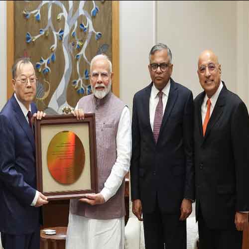 Tata, PSMC sign pact for Rs 91,000-cr Dholera chip plant in the presence of PM Modi