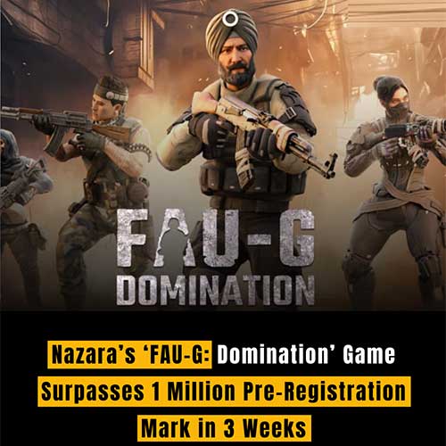 Shooter game FAU-G: Domination surpasses 1 Mn pre-registrations in 3 weeks Shooter game FAU-G: Domination surpasses 1 Mn pre-registrations in 3 weeks