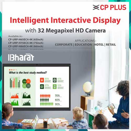 CP PLUS launches Intelligent Interactive Displays