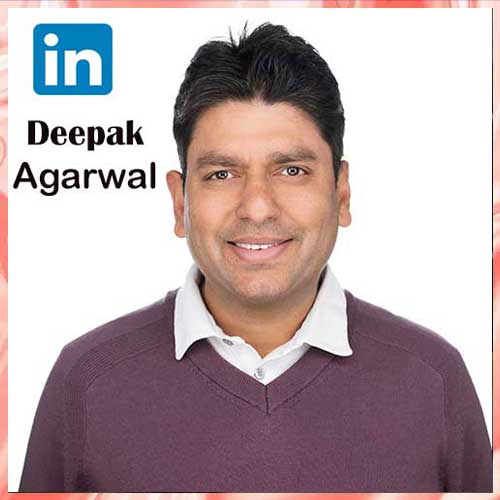 Deepak Agarwal is the new Chief AI Officer for LinkedIn Deepak Agarwal is the new Chief AI Officer for LinkedIn