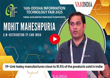 TP-Link Today manufactures close to 91.5% of the products sold in India