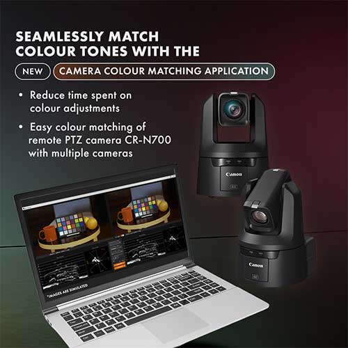 Canon India announces a free Colour Matching PC app for between remote and main cameras