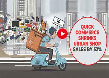 Quick Commerce Shrinks Urban Shop Sales by 52%