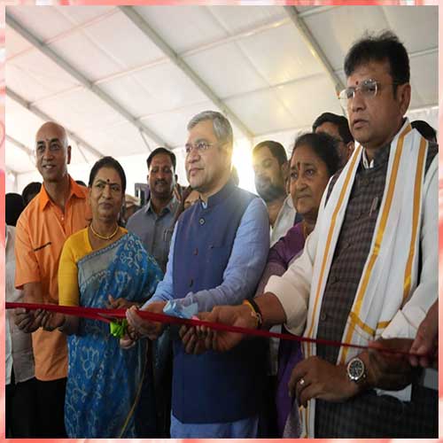 Union Minister Ashwini Vaishnaw lays foundation for multiple manufacturing units in Divitipally