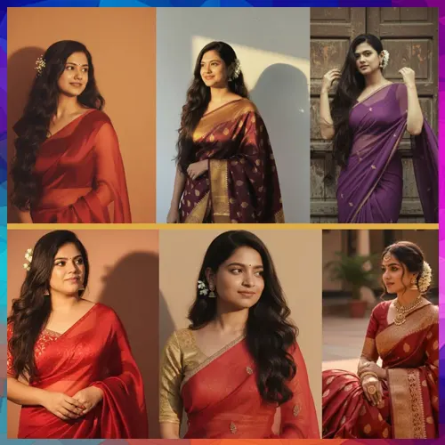 Google Gemini Nano Banana AI Sparks Viral Vintage Saree Trend on Instagram
