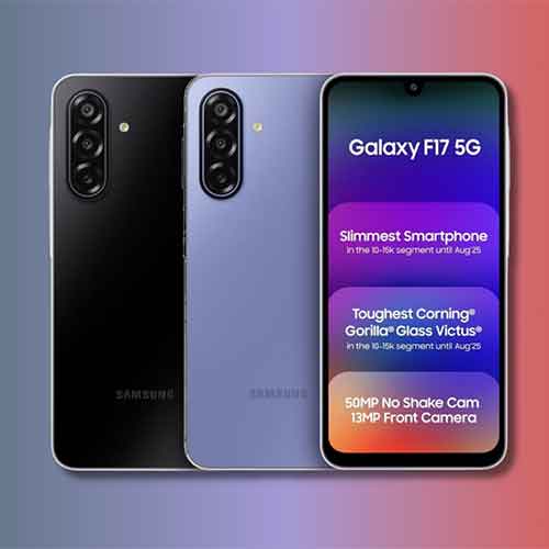 Samsung unveils Galaxy F17 5G offering Long-Lasting Battery, AI Features & Slim Design Samsung unveils Galaxy F17 5G offering Long-Lasting Battery, AI Features & Slim Design