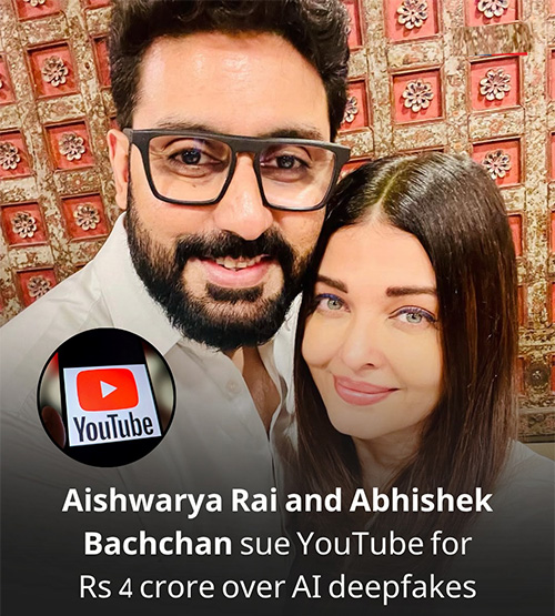 Aishwarya Rai, Abhishek Bachchan sue YouTube over alleged AI videos Aishwarya Rai, Abhishek Bachchan sue YouTube over alleged AI videos