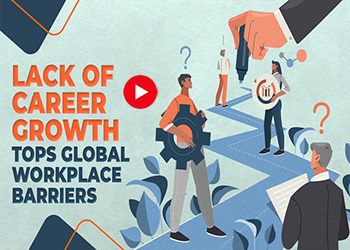 Lack of Career Growth Tops Global Workplace Barriers