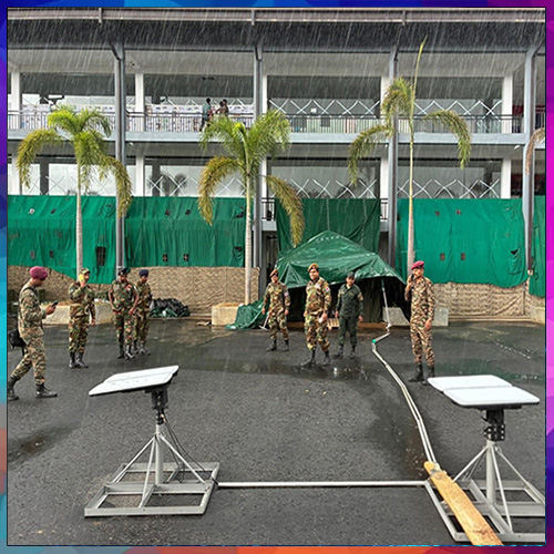 Eutelsat and Airtel power LEO connectivity for Indian Army relief efforts in Sri Lanka