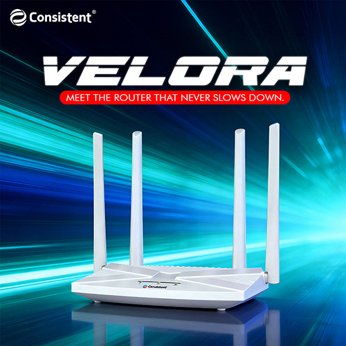 Consistent Infosystems unveils VELORA wireless router for high-range, 4G/5G-ready wireless connectivity
