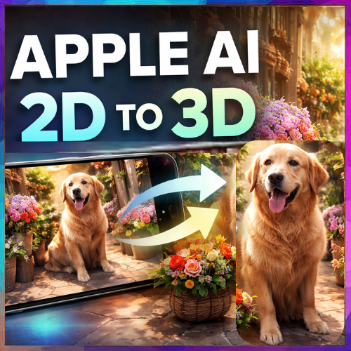 Apple’s new open-source model can instantly turn 2D photos into 3D views