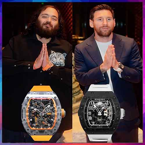Anant Ambani Gifts Lionel Messi a ₹10.91 Crore Rare Watch During Vantara Visit