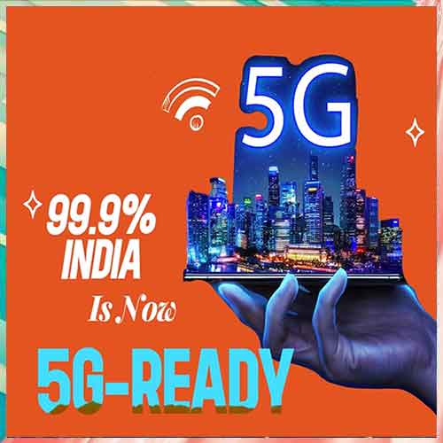 5G reaches India’s 99.9% districts through 5.08 lakh 5G base stations
