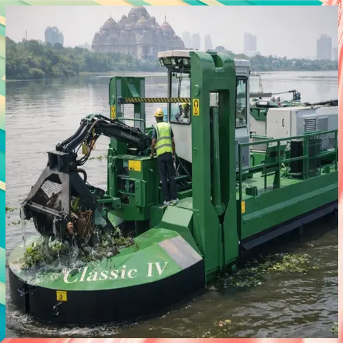 AI-led cleanup, clears 42-km stretch of Yamuna in 45 days