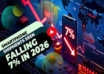 Smartphone Shipments Seen Falling 7% in 2026